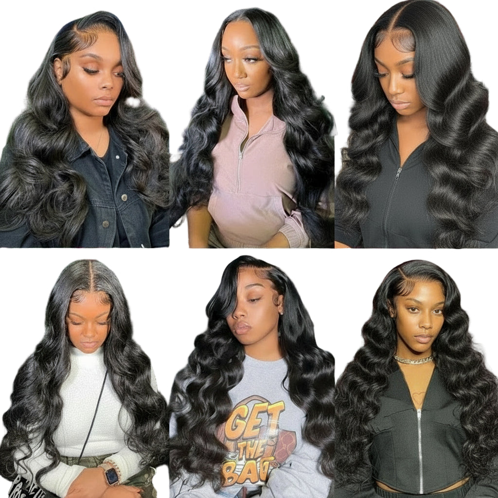Loose Body Wave Virgin Raw Indian Human Hair 3/4 Bundles Deal Wet And Wavy Hair Weave Extension Double Weft
