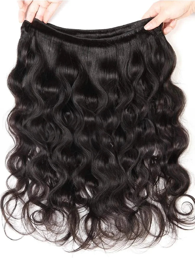 10A Body Wave 100% Brazilian Burmese Raw Human Hair Bundles Unprocessed Water Wave