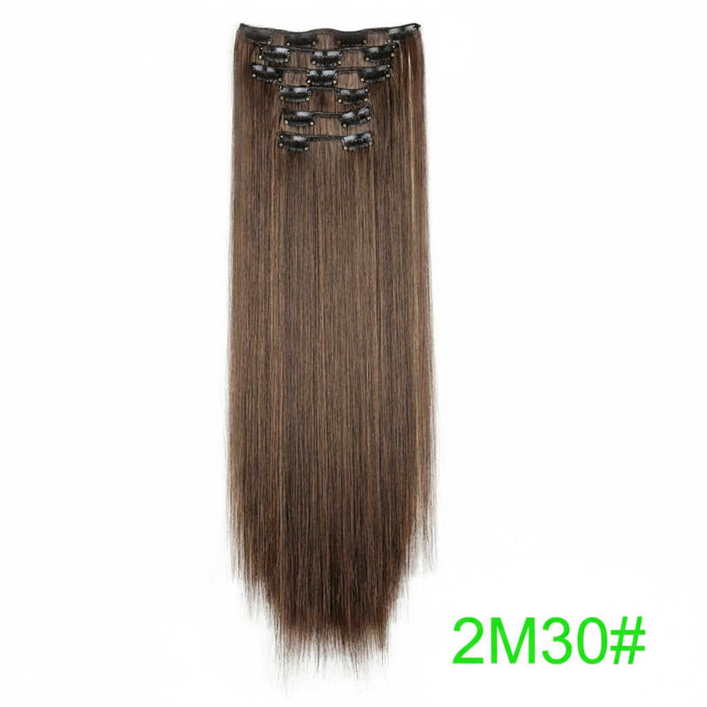 Synthetic 24Inch 16 Clips in Hair Extensions
