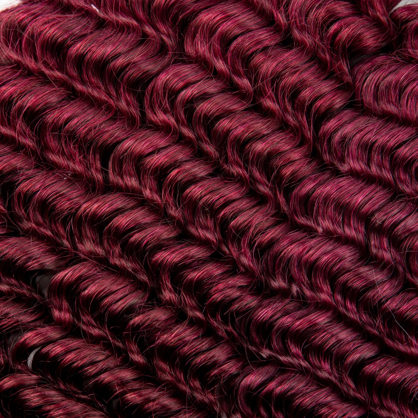 22 24Inch Deep Wave Bulk Human Hair for Boho Braids No Weft Colored 100% 12A Human Hair Bulk Curly Extensions for Braiding