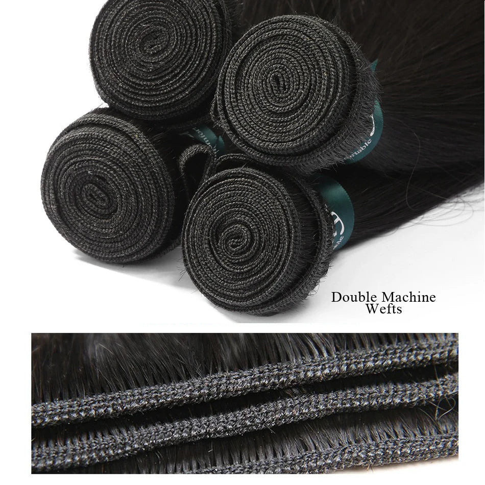 30 40 Inch Body Wave 2 3 4 5 Bundles Brazilian Remy Unprocessed Human Hair Wavy Weave Extensions