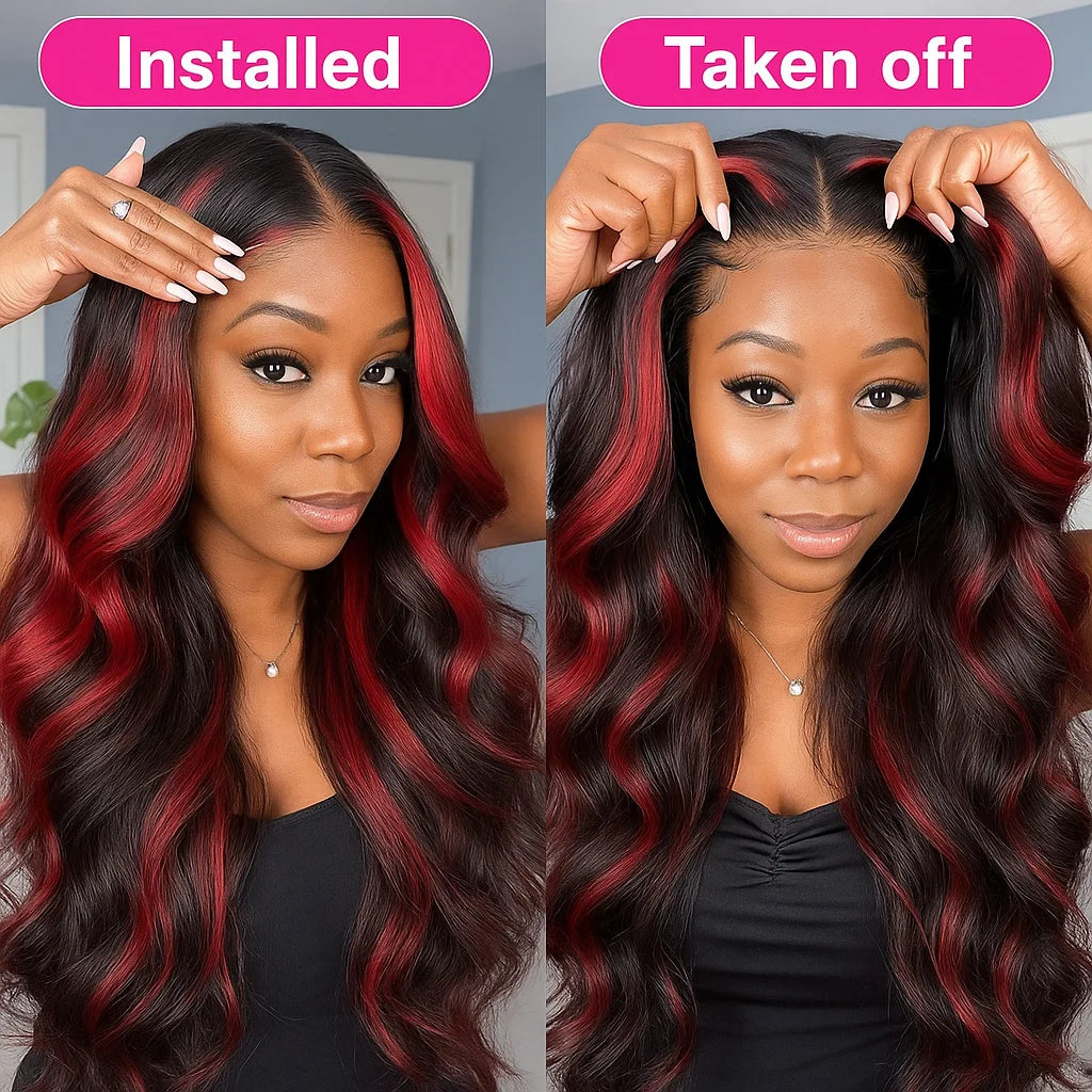 Highlight 5x5 Glueless Human Wigs