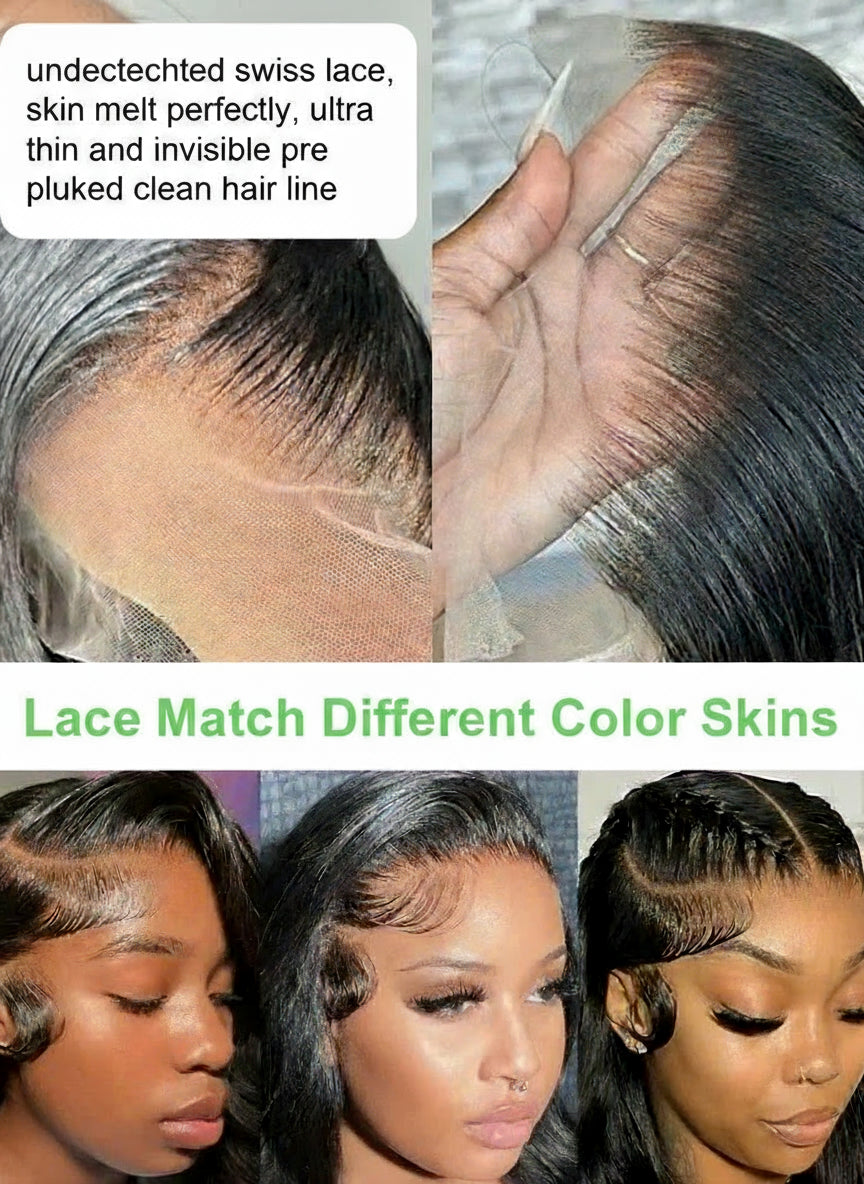 250% 13x6 Hd Transparent Lace Frontal Wig Body Wave