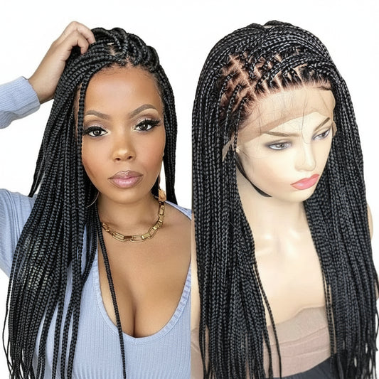 36" Synthetic Knotless Box Braided Wigs