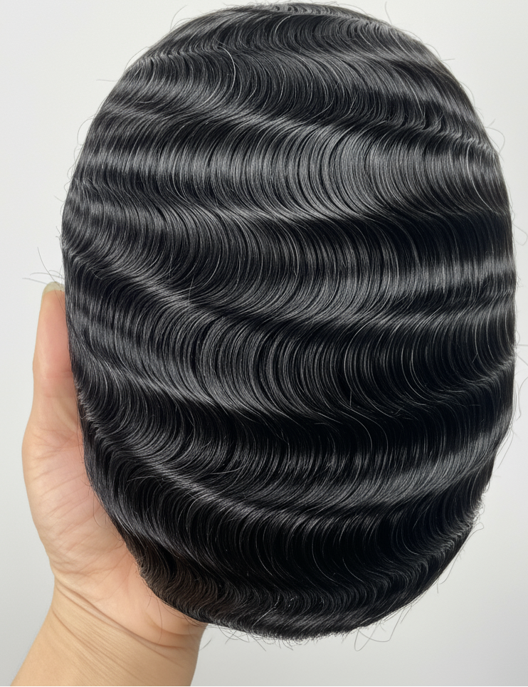 New Full Lace Toupee Men French Lace