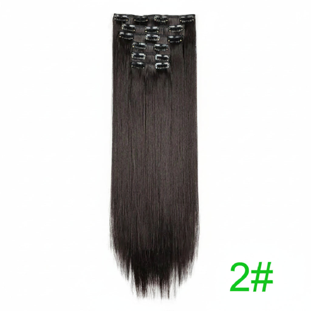 Synthetic 24Inch 16 Clips in Hair Extensions