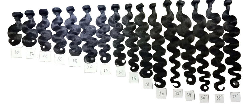 24inch Body Wave Human Hair Bundles 100% Brazilian Raw Human Hair 1/3/4 Bundles for Women 10A Thick Bundles