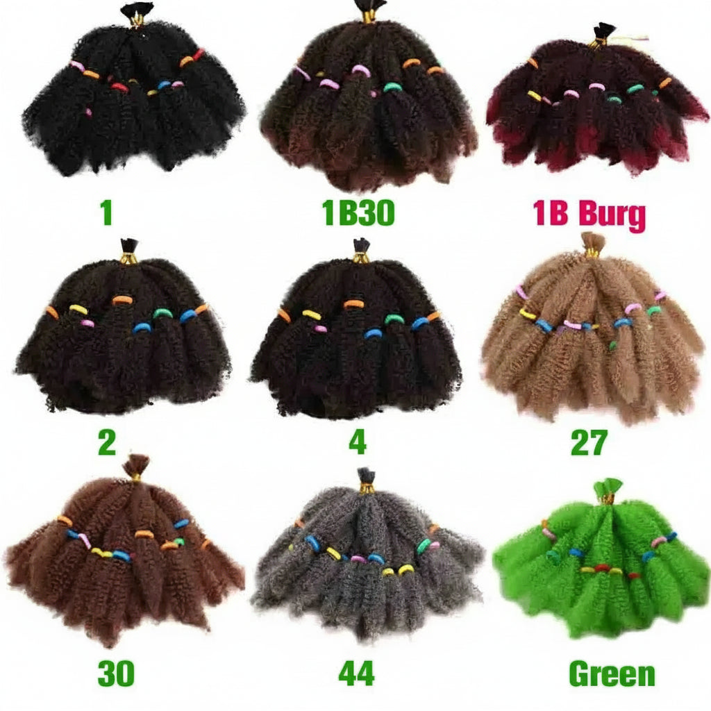 Afro Kinky 12 inch Pre Stretched Twist Crochet Hair