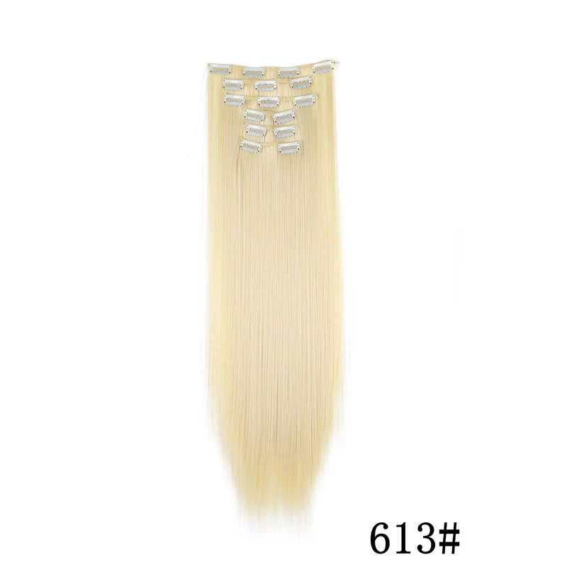 Synthetic Clips in Hair Extensions