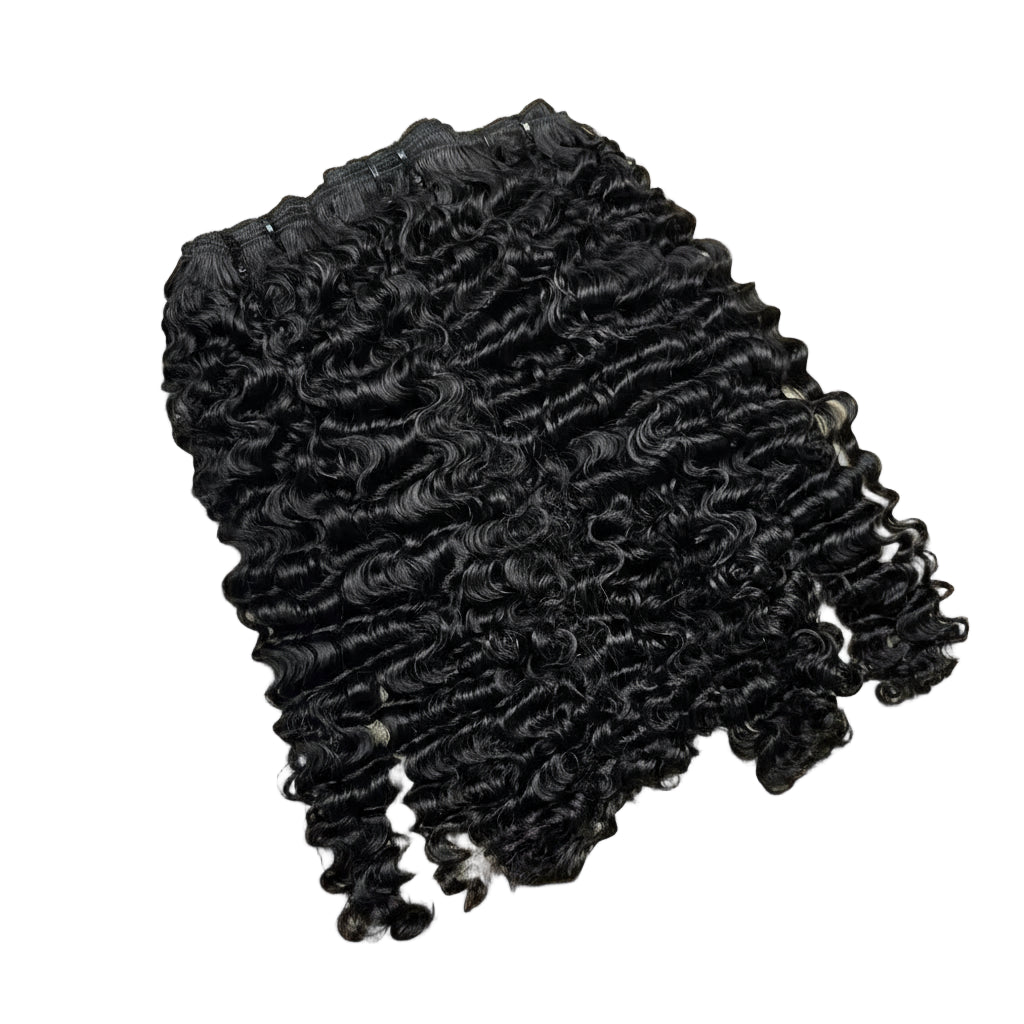 3C4A Burmese Curly Hair Bundles Virgin Human Hair Burmese Vietnamese Raw Human Hair Extensions Garde 18A