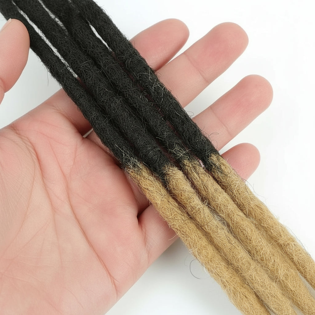 Kinky Straight Human Hair Dreadlocks Loc Extensions Crochet