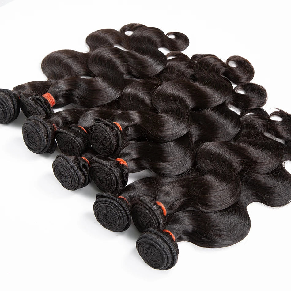 30 36 Inch Body Wave Raw 1 3 4 Bundles Indian 100% Unprocessed Human Hair