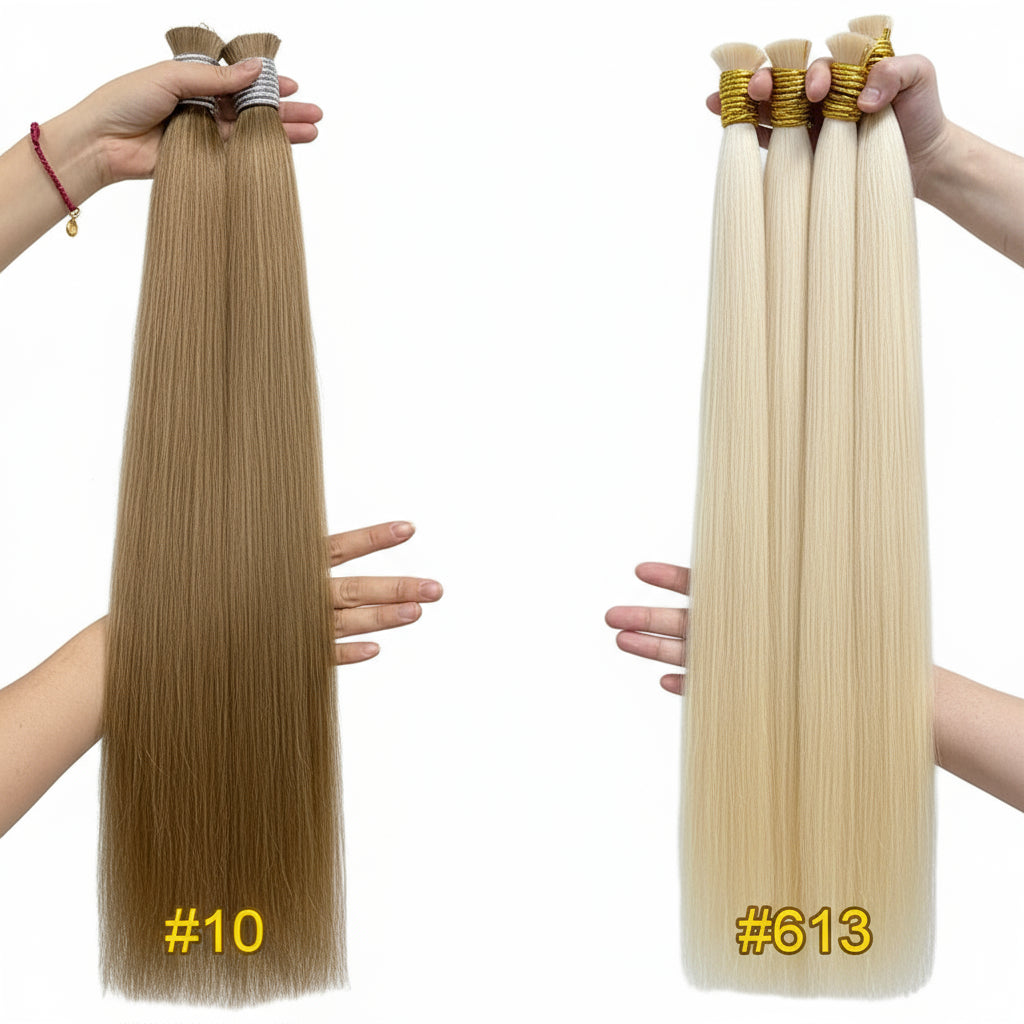 Blonde Straight Human Hair 100% Natural