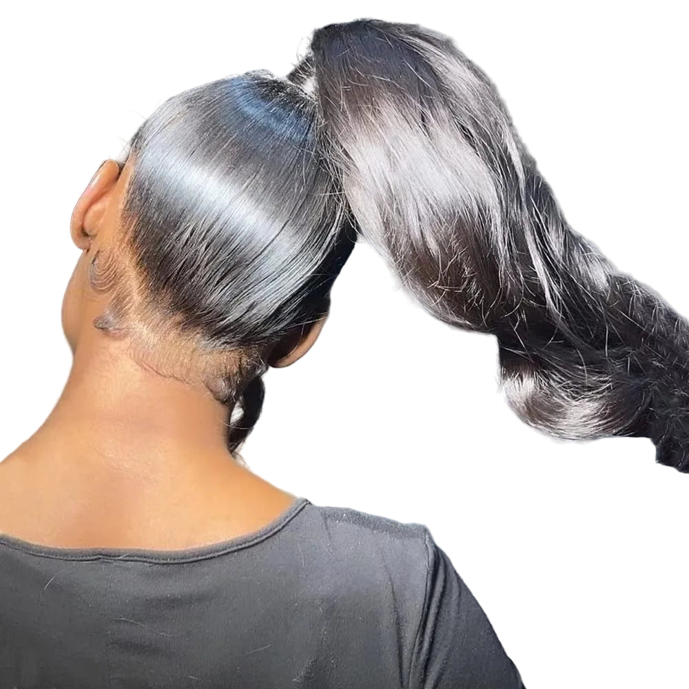 Body Wave 360 HD Full Lace Front Wigs Human Hair Pre Plucked 12A Glueless Brazilian Virgin Wig With Drawstring