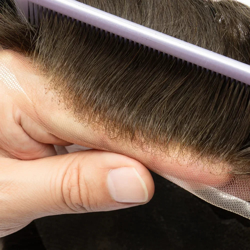 Q6 Lace Toupee Men European Human Hair