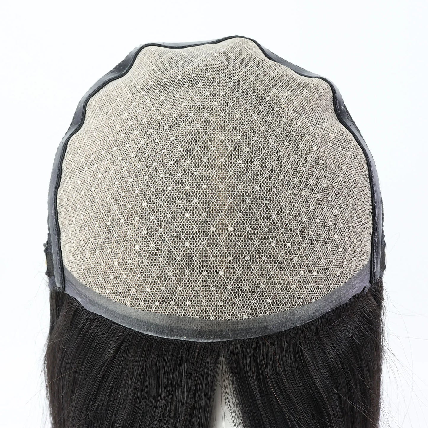 Silk Top Full Lace Wig with Bangs