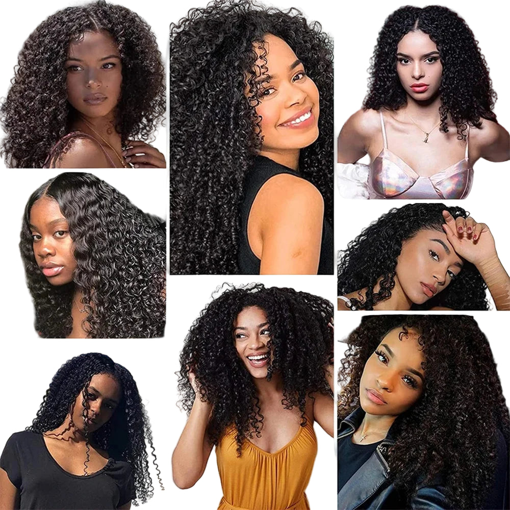 Mongolian Kinky Curly Human 13x4 Hair