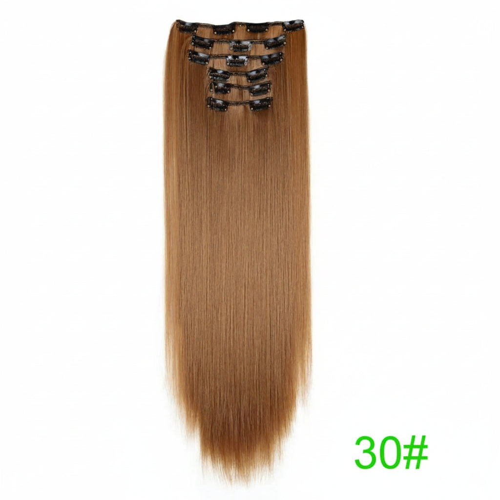 Synthetic 24Inch 16 Clips in Hair Extensions
