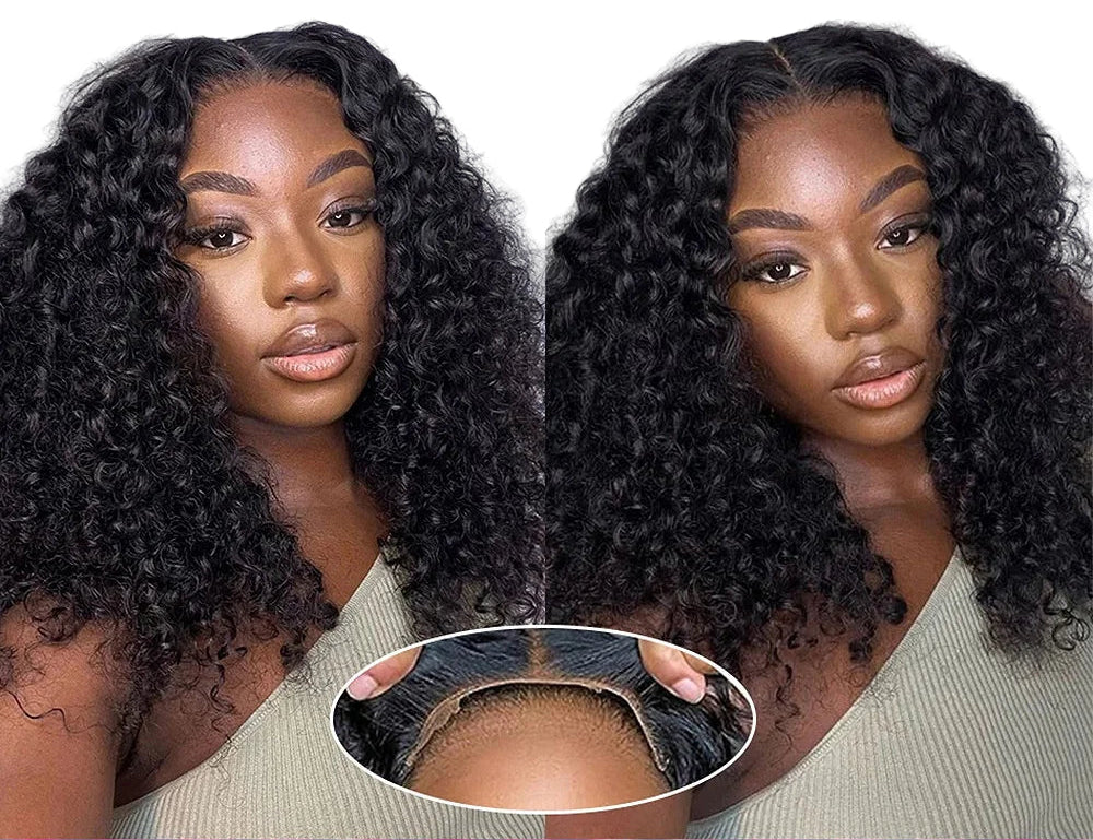 Water Wave Glueless 13*4 Wig  Lace Wig 180% Pre-Plucked
