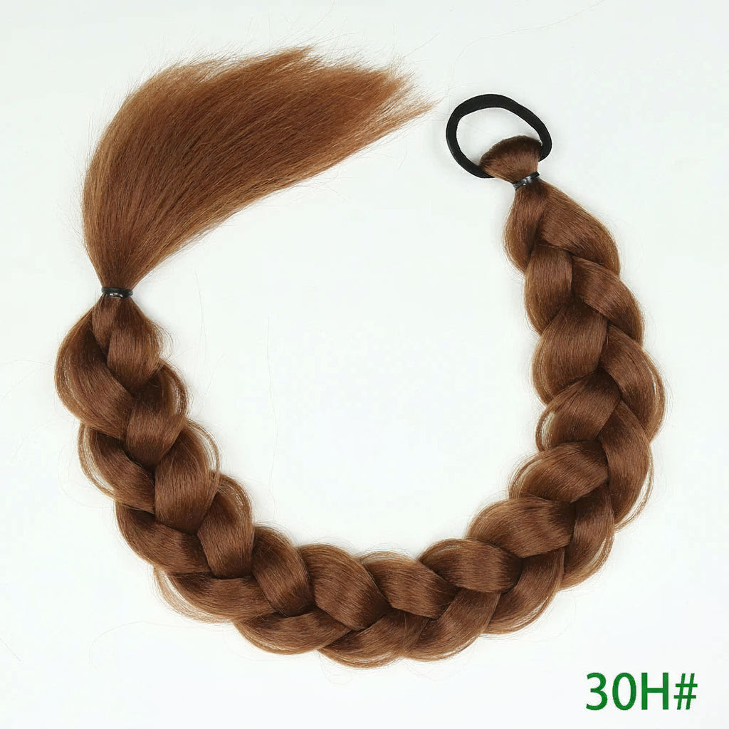 Synthetic Braided Long Ponytail Extensions