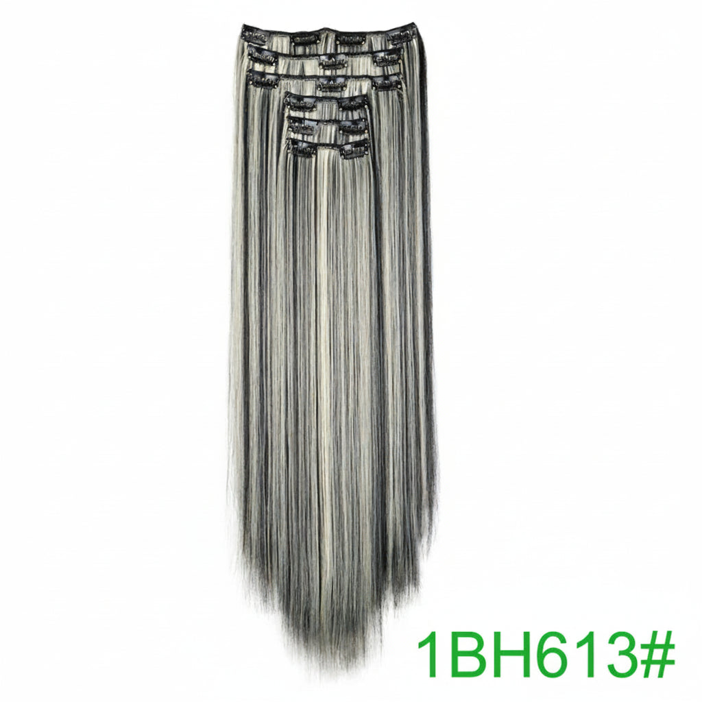 Synthetic 24Inch 16 Clips in Hair Extensions