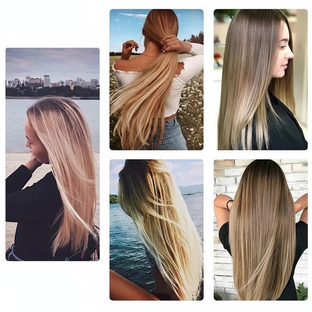 Synthetic 24Inch 16 Clips in Hair Extensions