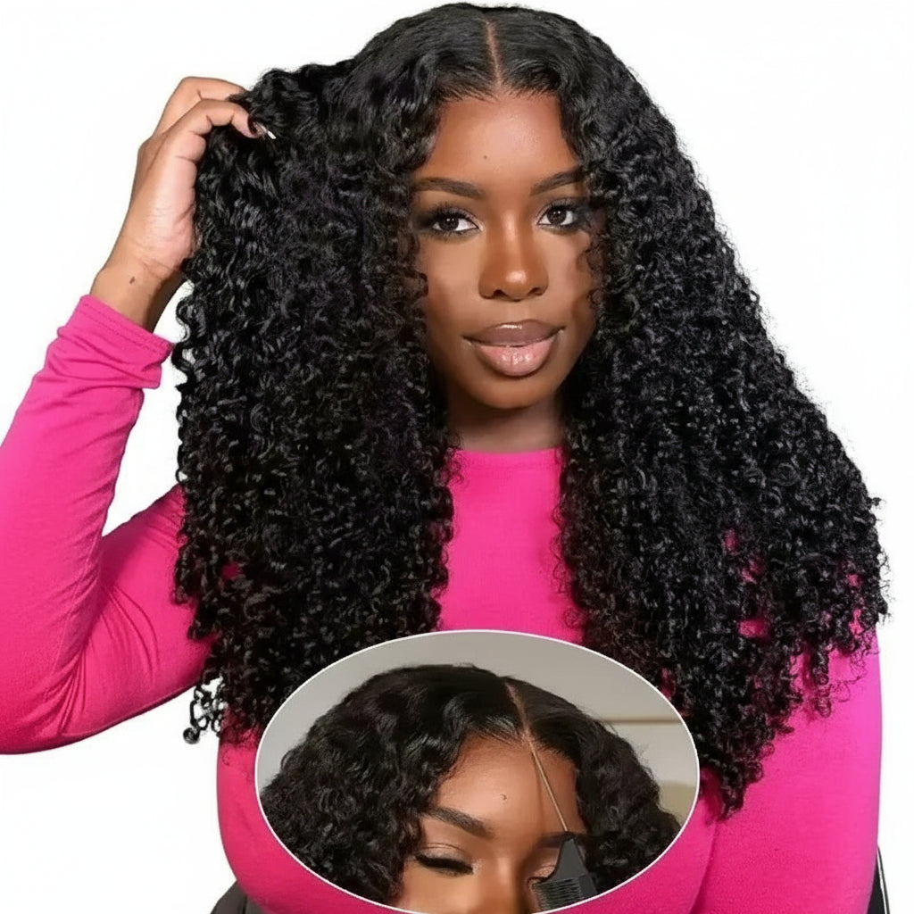 Wear And Go Glueless Kinky Curly Wig