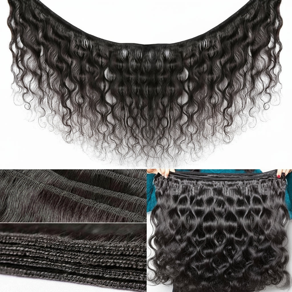 30 36 Inch Body Wave Raw 1 3 4 Bundles Indian 100% Unprocessed Human Hair