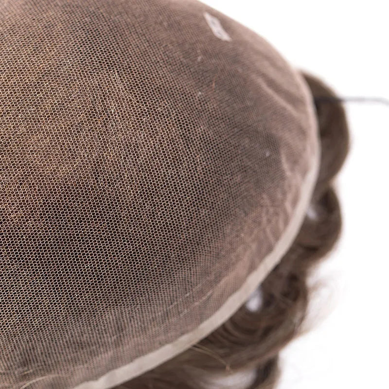 Full Lace Toupee For Men Human Hair Unit