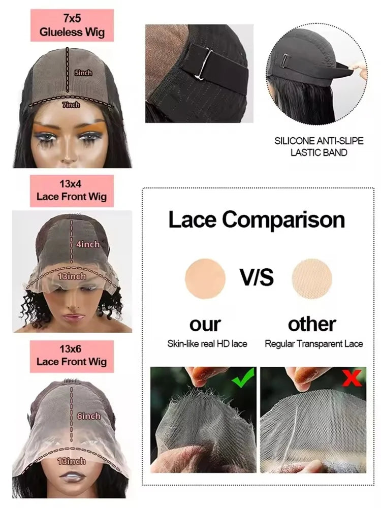 300% Density 13x6 360 Full Loose Deep Wave Hd Lace Frontal Wig