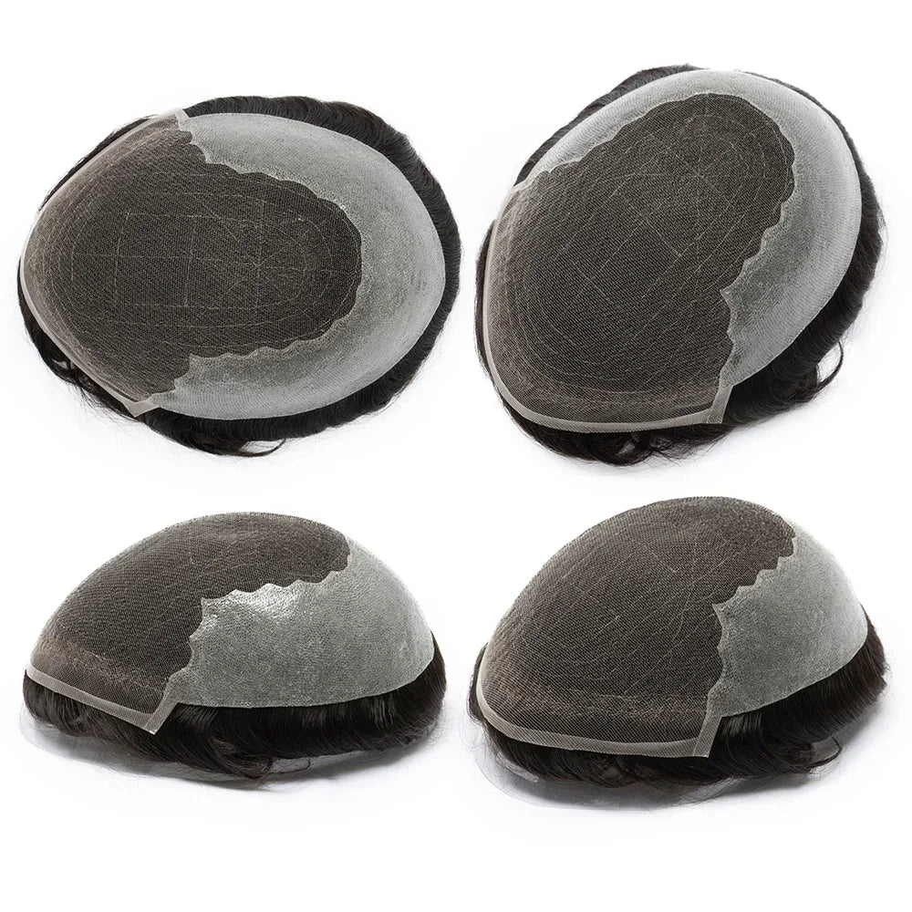 Q6 Lace Toupee Men European Human Hair