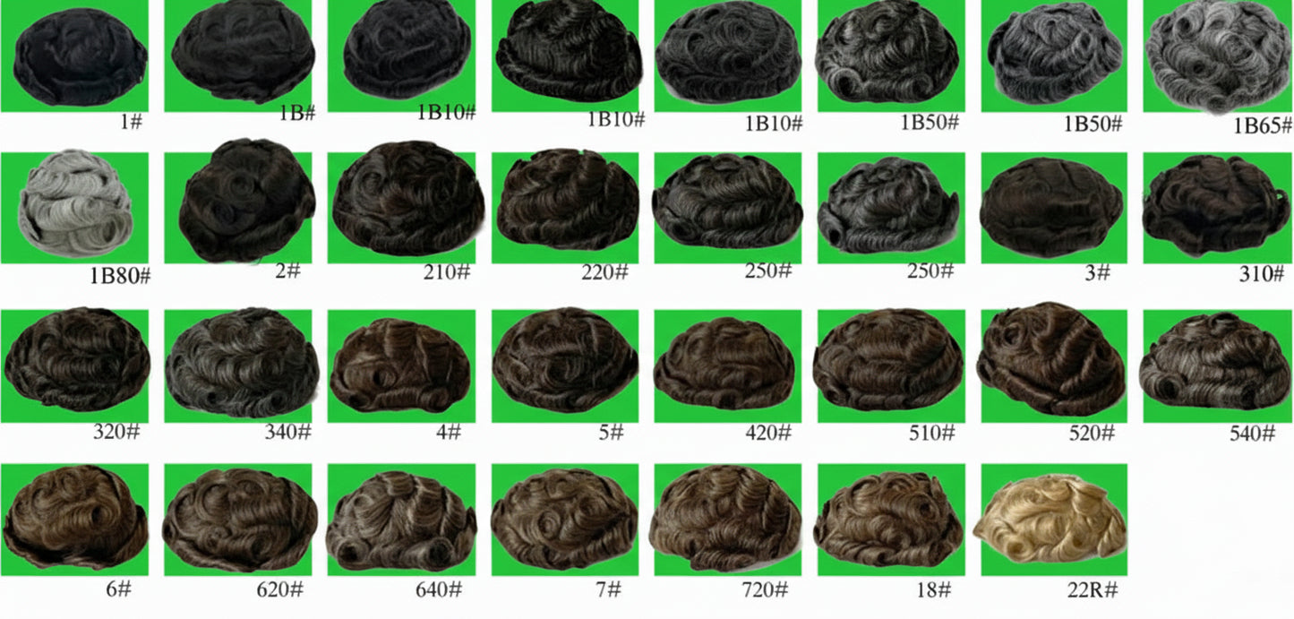 Men Lace Wig Full Swiss Lace Man Bleached Knot