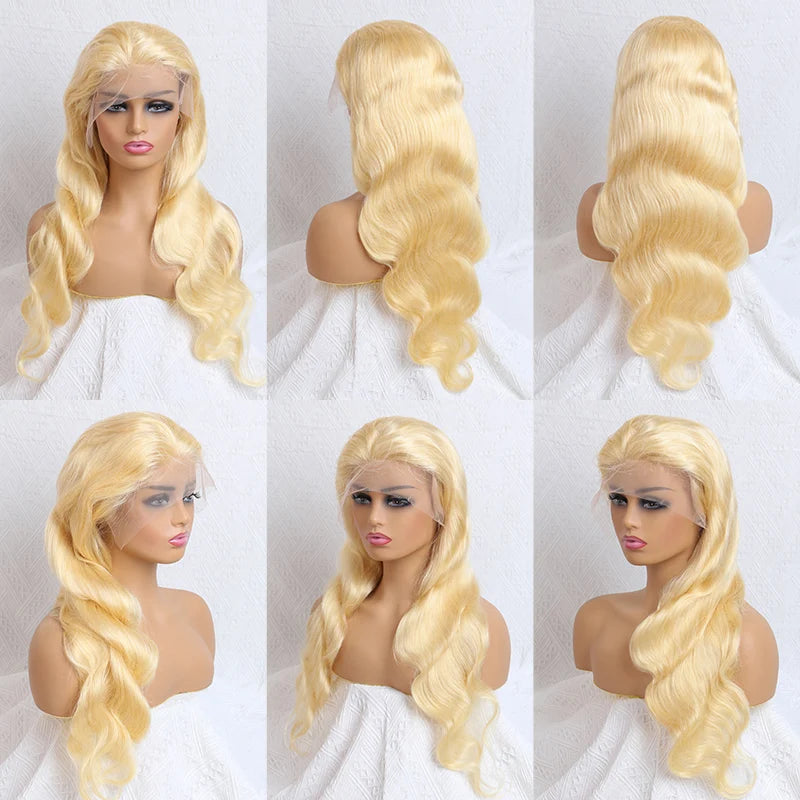 360 -13 Blonde 13x4 Body Wave Lace Front Wig