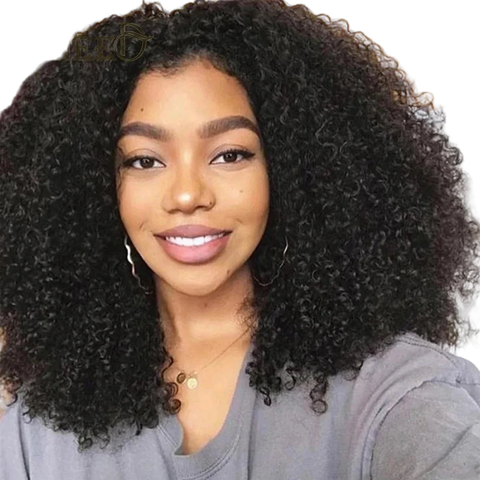 Mongolian Kinky Curly Human 13x4 Hair