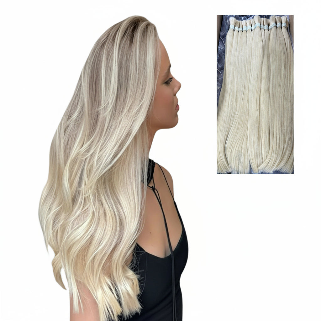 Blonde Straight Human Hair 100% Natural
