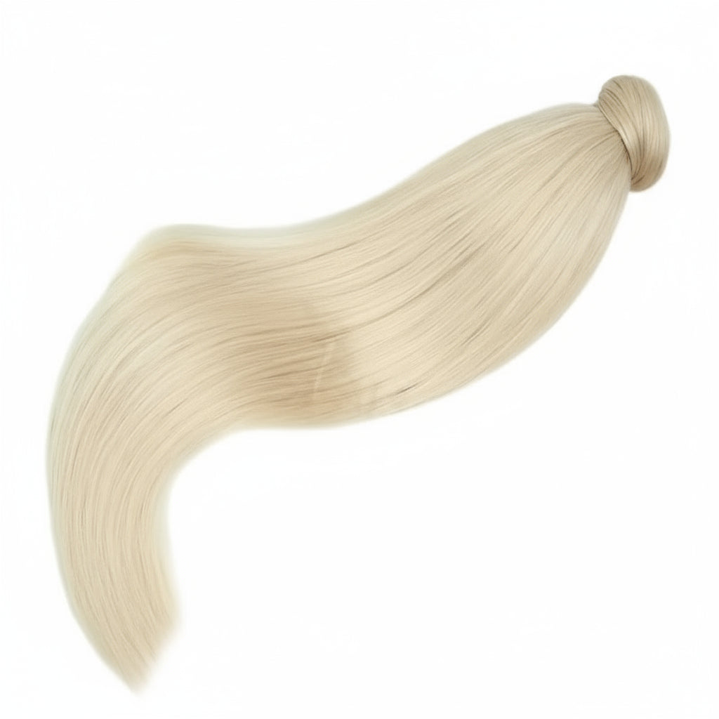 Blonde Ponytail Human Hair