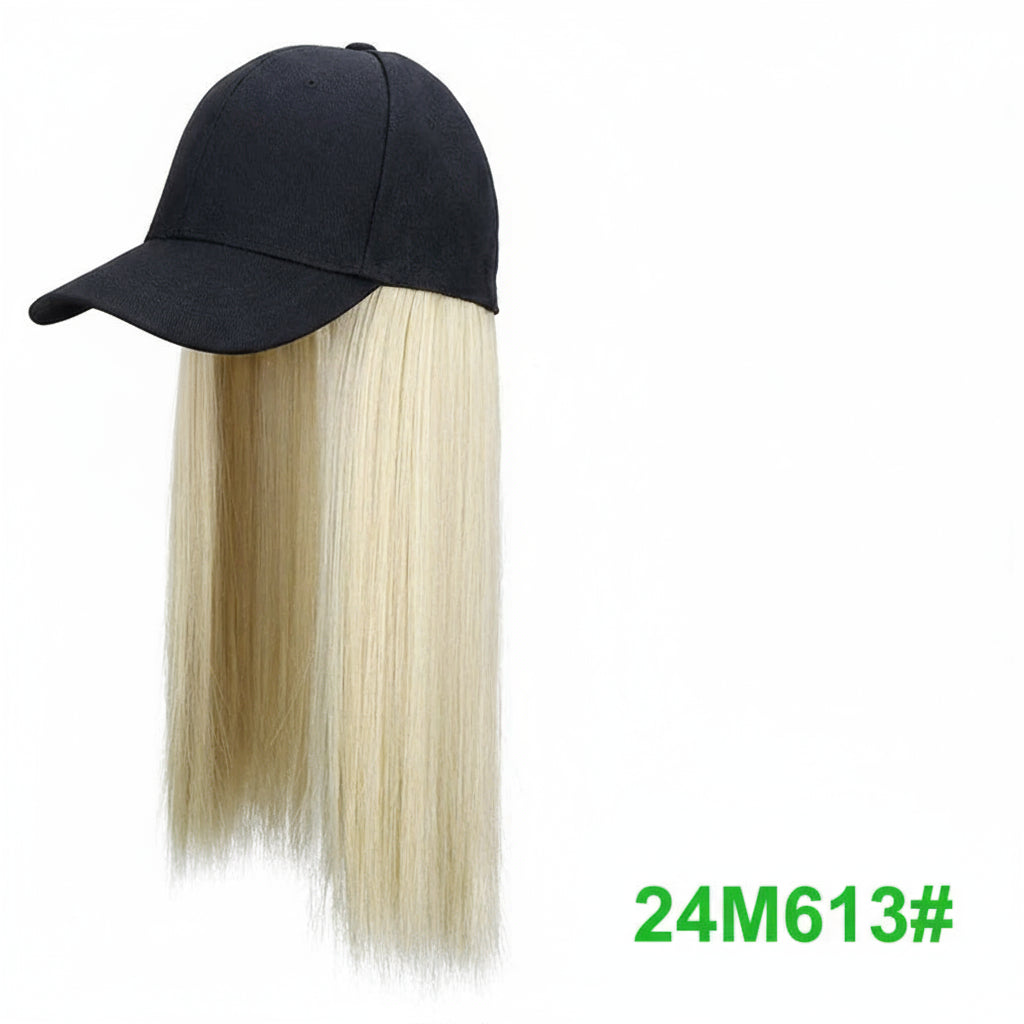 18Inch Synthetic Baseball Cap  Long  Hair Extensions