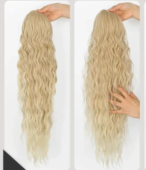 Synthetic Long Wavy Ponytail Extensions