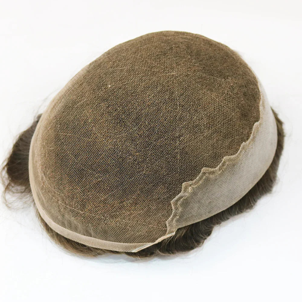 Natural Hairline Q6 Lace Front Male Wigs