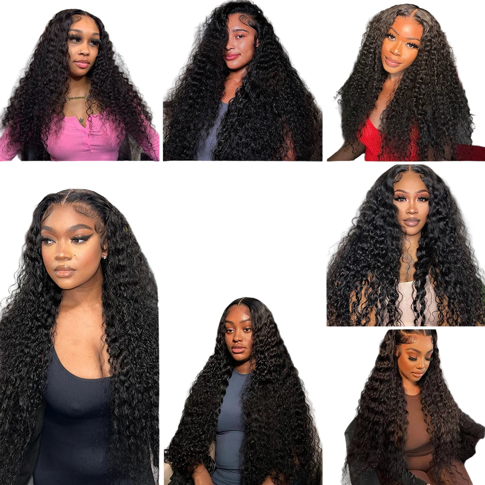Deep Wave Bundles 3 PCS Natural Color 100% Remy Human Hair Bundles 10-40 Inch Bundles