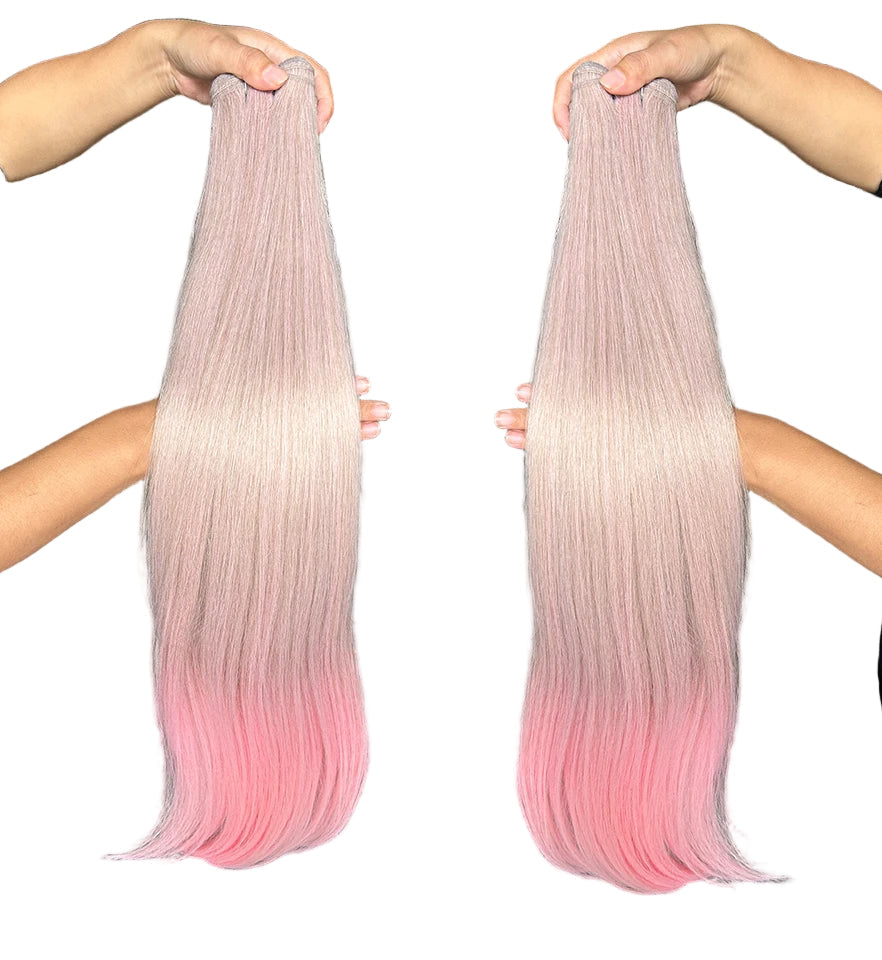 Blonde Straight Hair Bundles Extensions