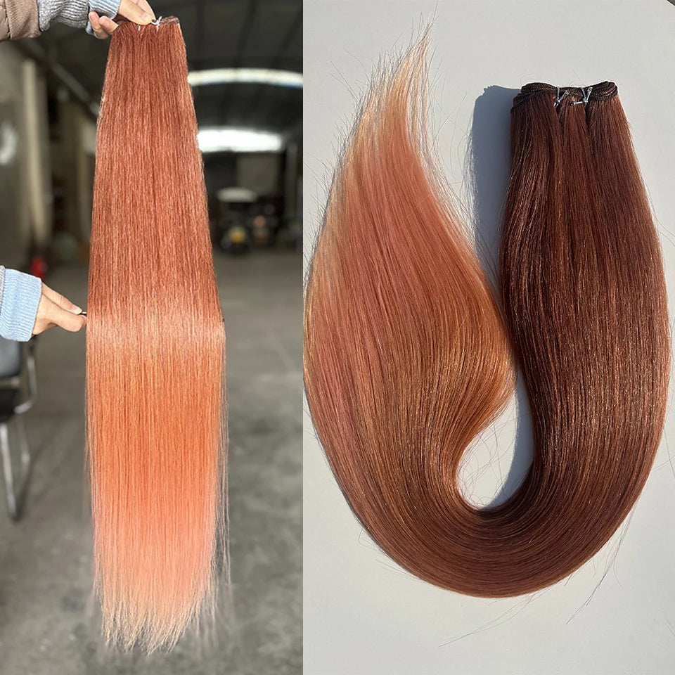 Blonde Straight Hair Bundles Extensions