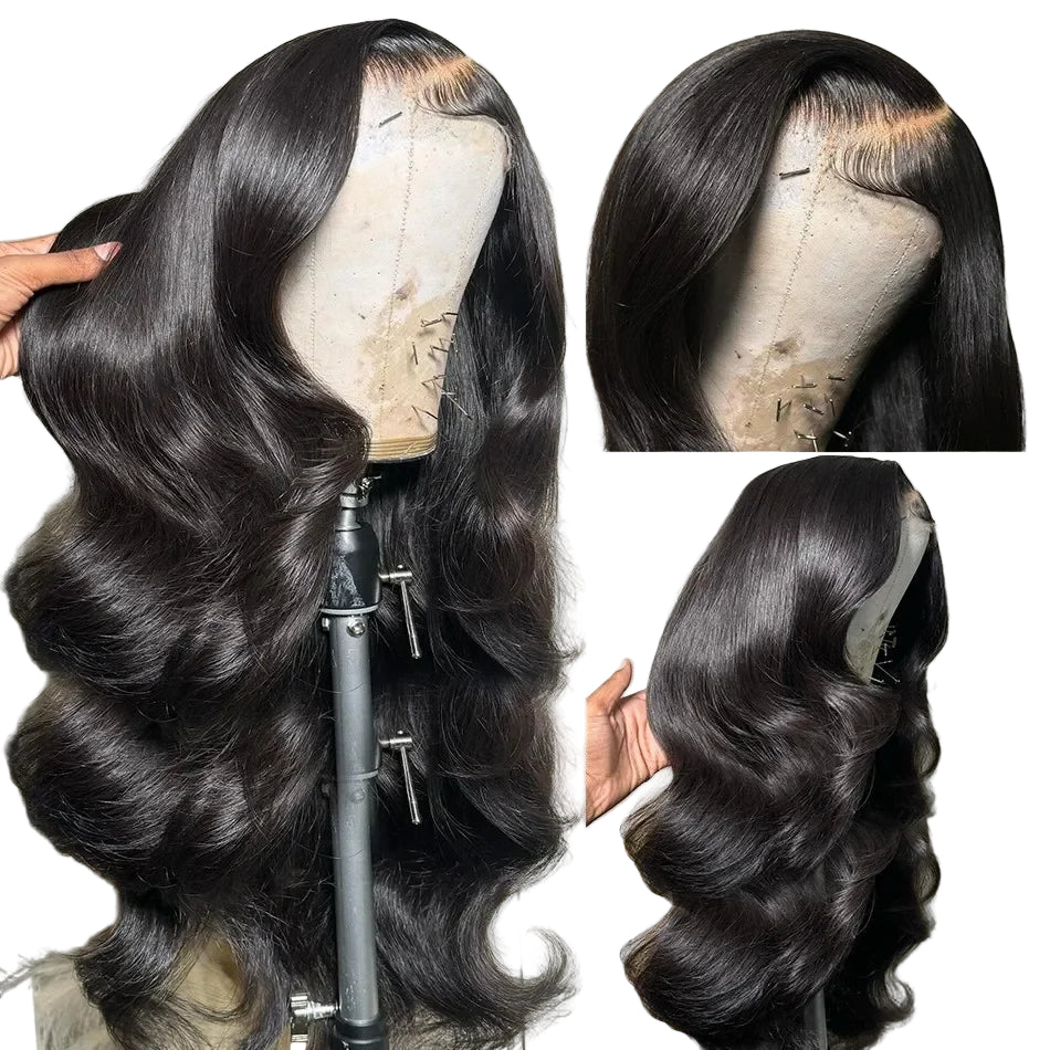 Full Hd Lace Wig 13x6 Human Hair PrePlucked Brazilian Body Wave 30 40 Inch