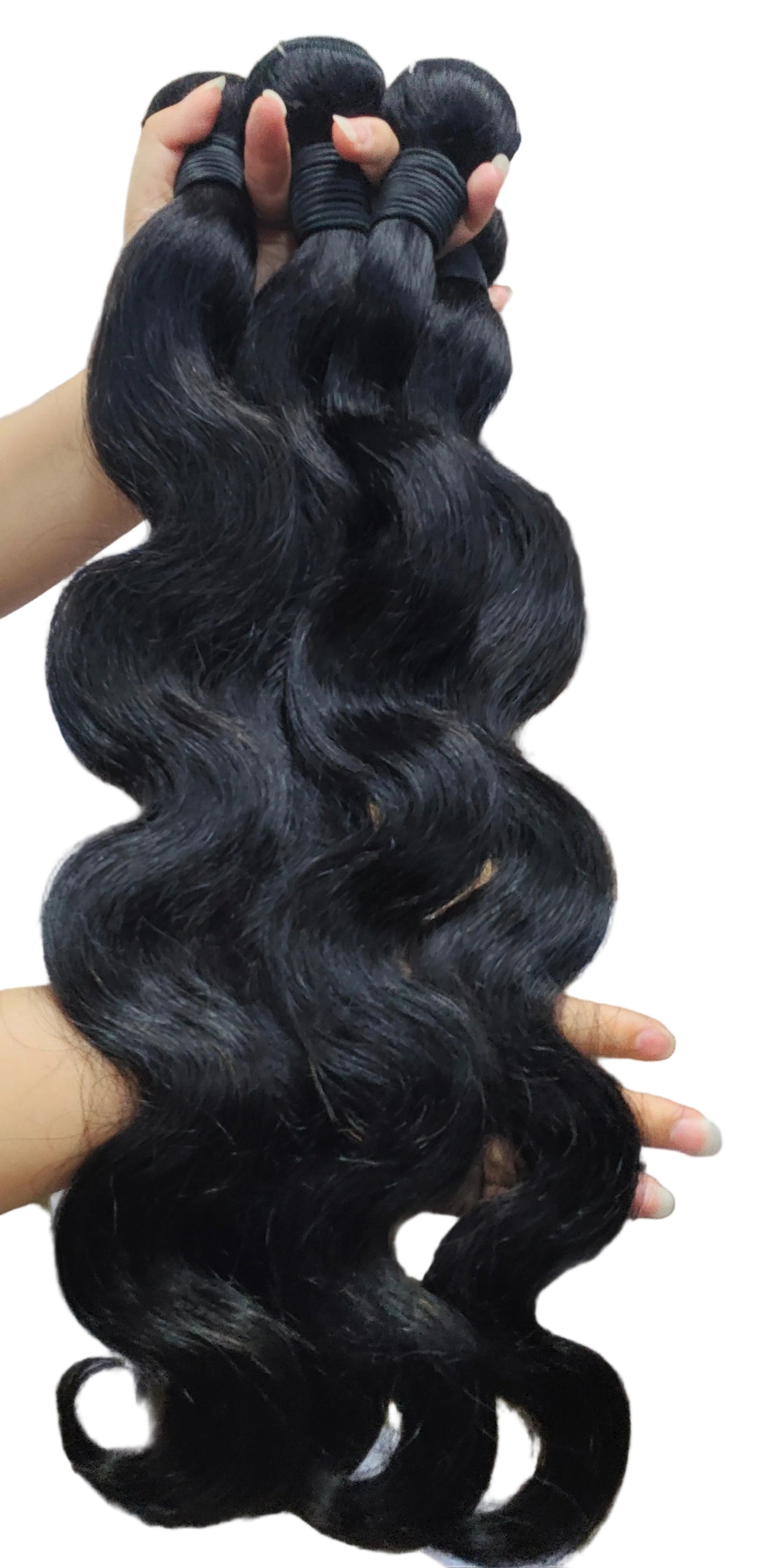 26 Inch Body Wave Bundles With Closure Brazilian Hair Weave 3/4 Bundles With Closure Bundles With 2X6 Closure