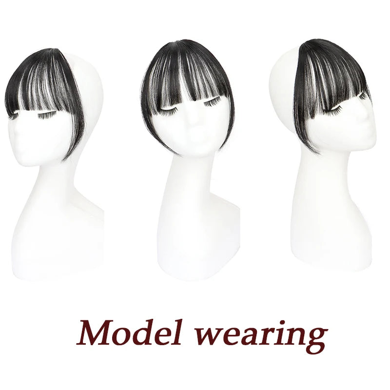 Clip-In Bangs Wig-Synthetic