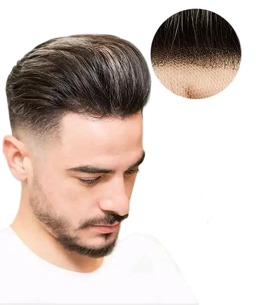 New Full Lace Toupee Men French Lace