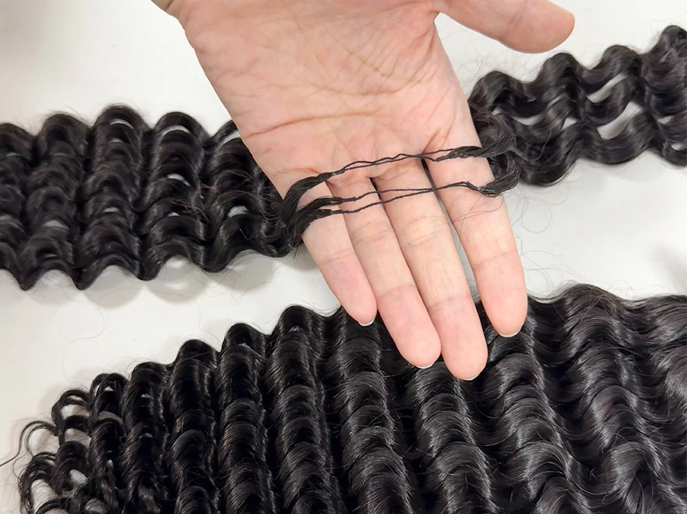 Deep Curly Crochet Human Hair