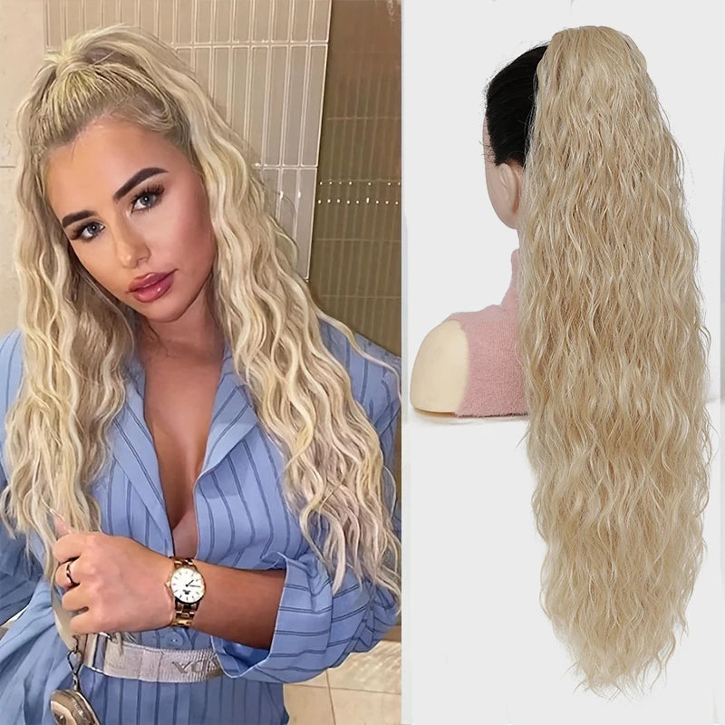 Long Curly Wavy Ponytail Hair Extension