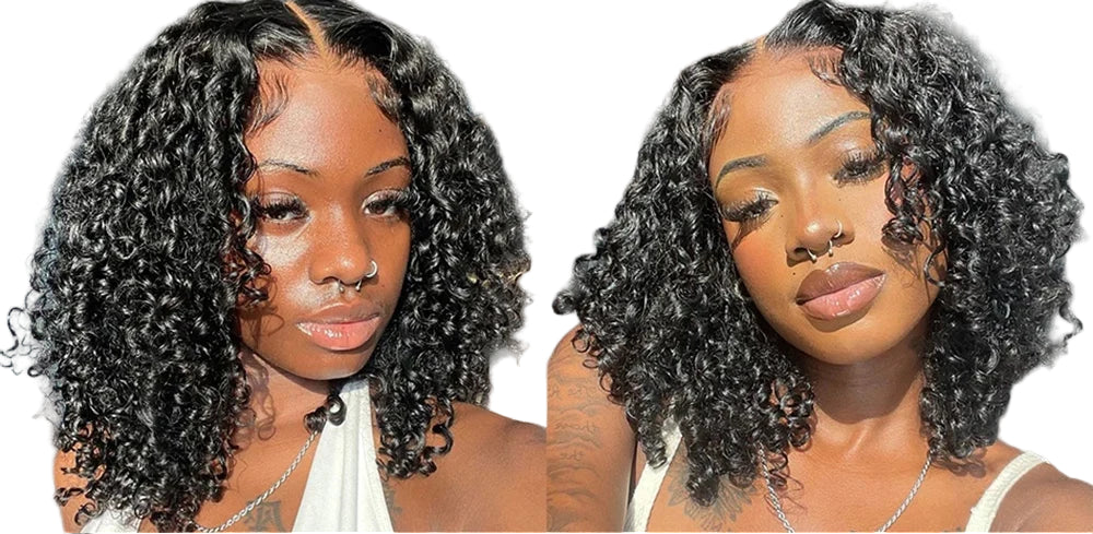 Glueless Wig Short Kinky Curly Bob
