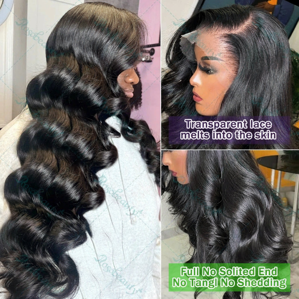 200% Transparent Body Wave Lace Front Brazilian 13x4 Curly Human Hair Wigs 13x6 Hd Lace Frontal Wig For Women 5x5 Closure Wig